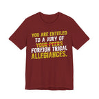 Entitled to a Jury of Foreign Tribal Allegiances