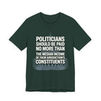 Politicians Should Be Paid No More Than Their Jurisdiction's Median Income